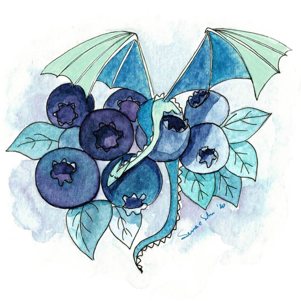 Blueberry dragon - Lizzy