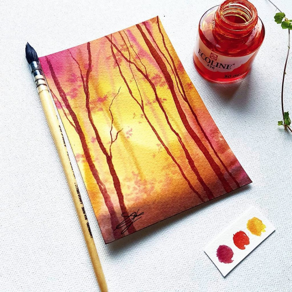 Autumnal forest - Sofia Larsson