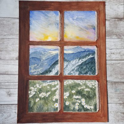 Window to Nature - Mountain View - Maria Gehrke