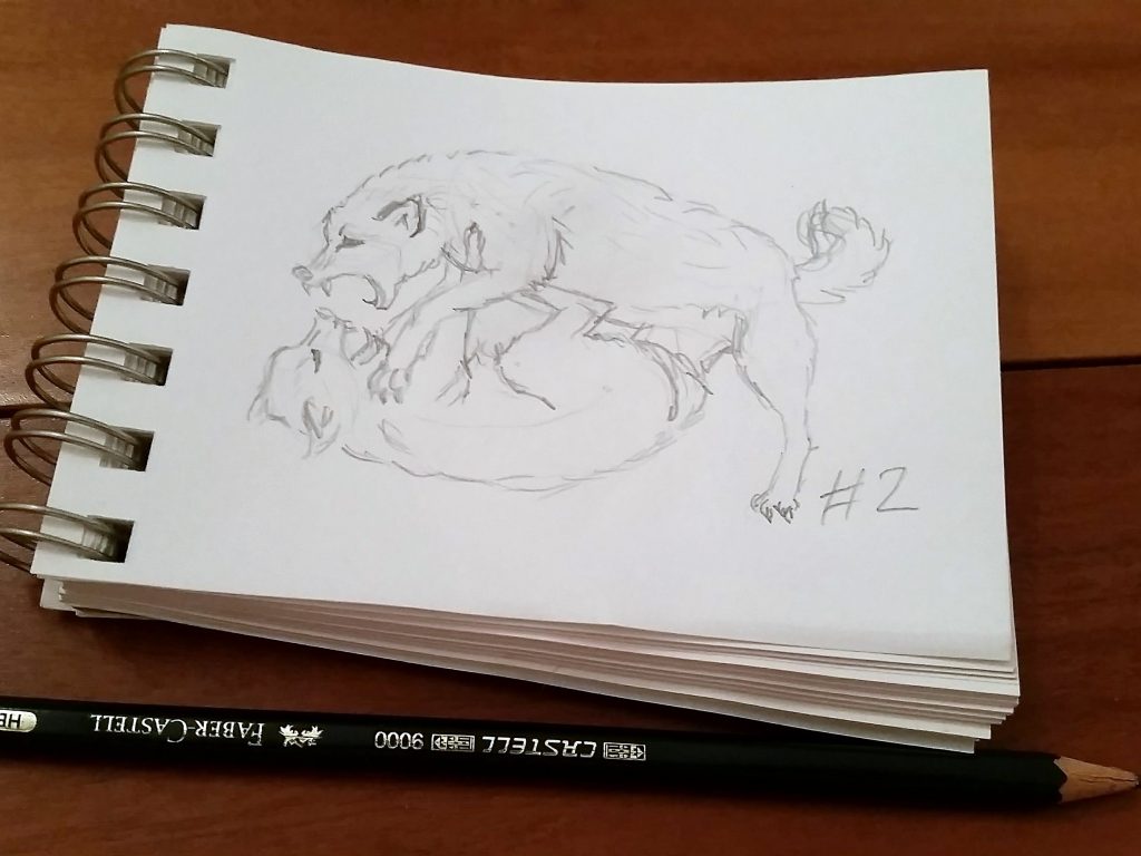 A Wolf A Day - Sketch # 2