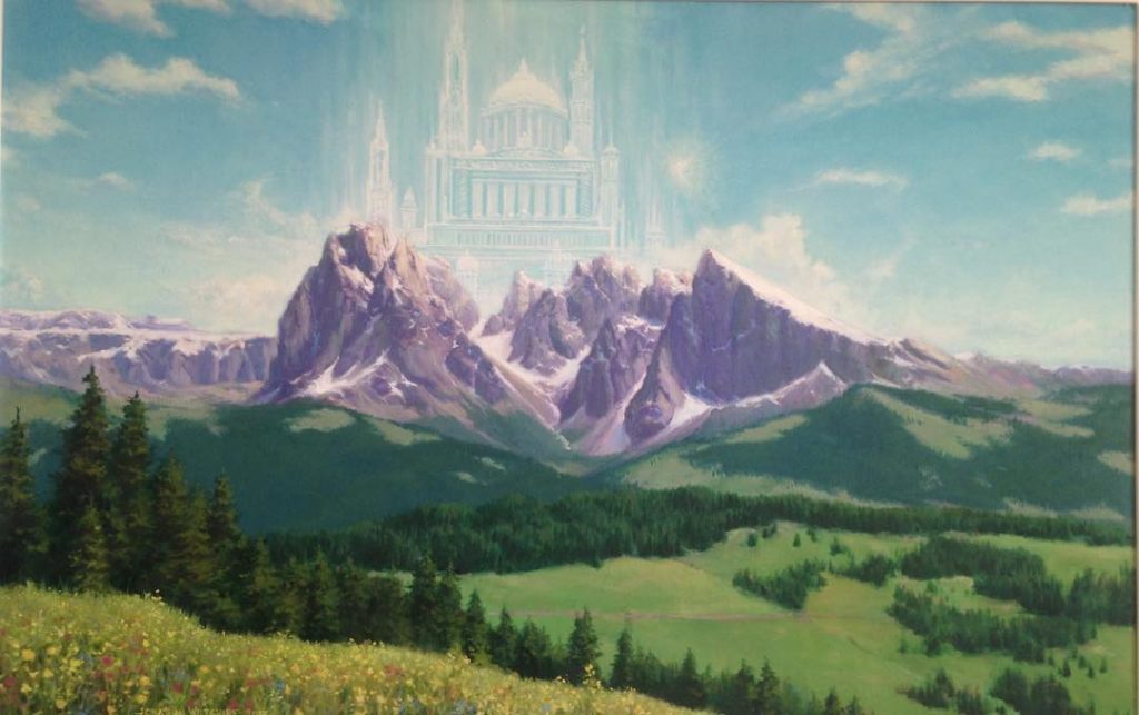 Temple Over the Dolomites - Jonathan Wiltshire