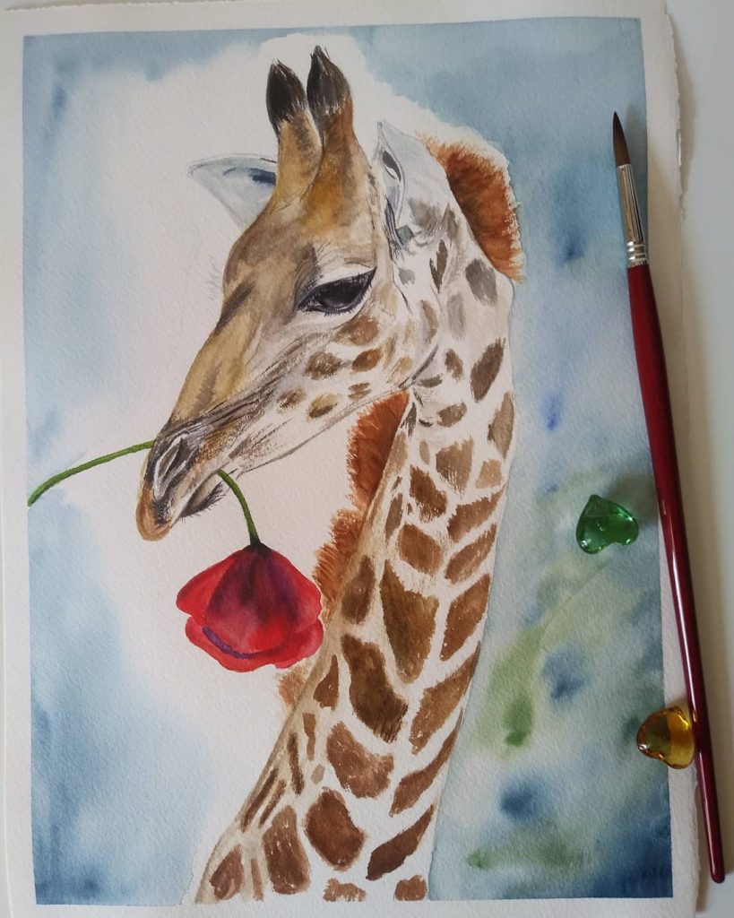 Poppy-giraffe in love - Jelena Josipovic