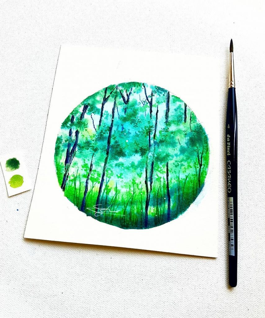 Forest in daylight - Sofia Larsson