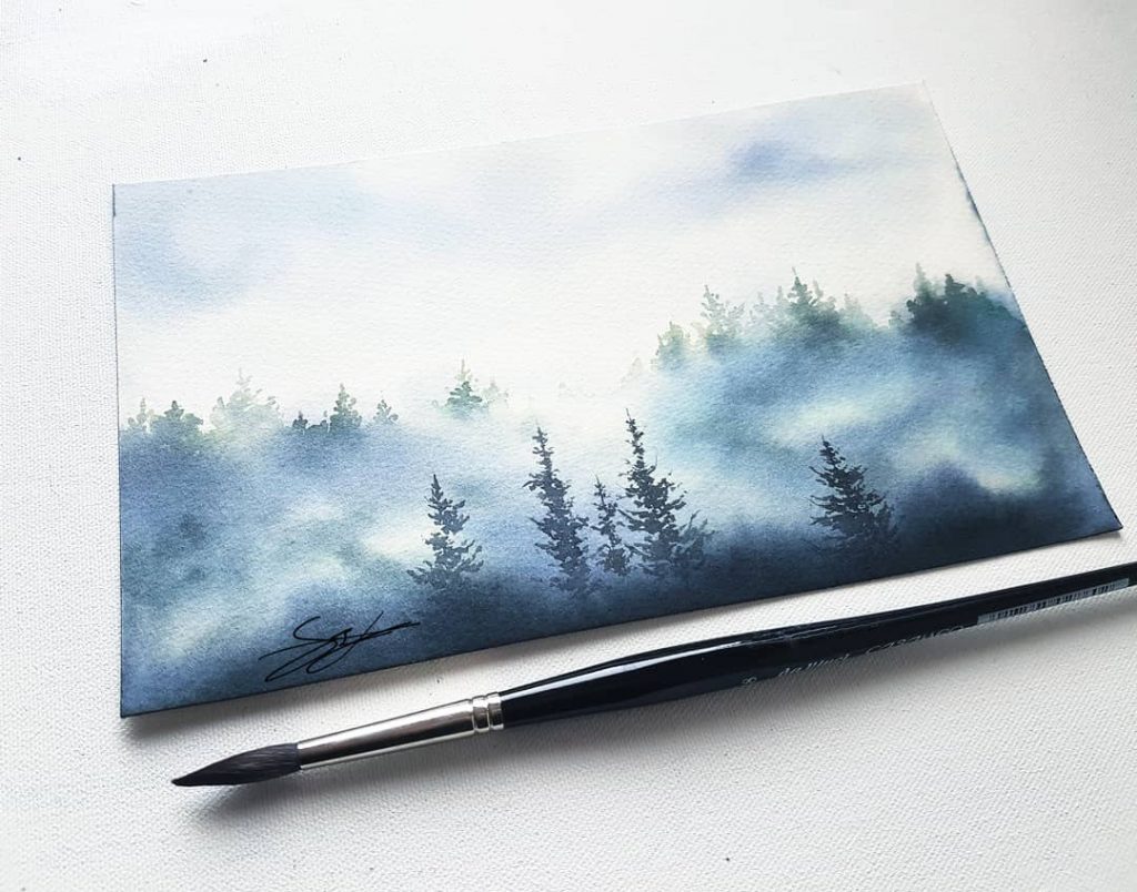 Misty pines - Sofia Larsson